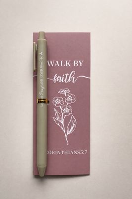 Inspirational Ball Point Pen With Christian Scripture