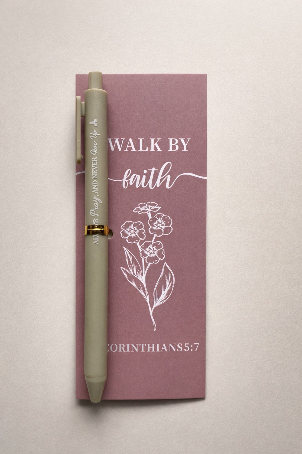 Inspirational Ball Point Pen With Christian Scripture