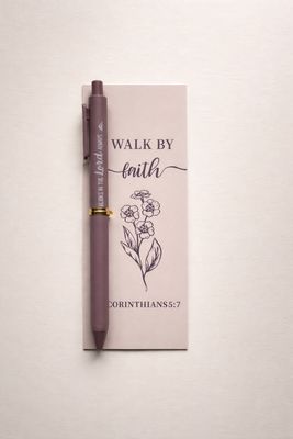 Inspirational Ball Point Pen With Christian Scripture