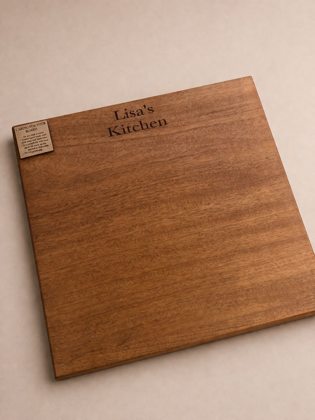 Lipped Cutting Board