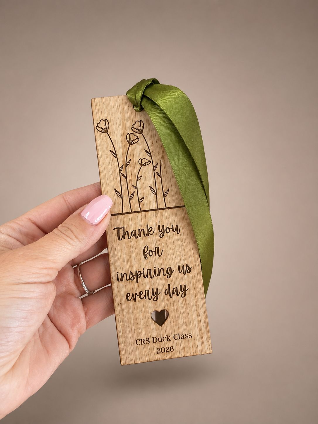 Wooden Bookmark
