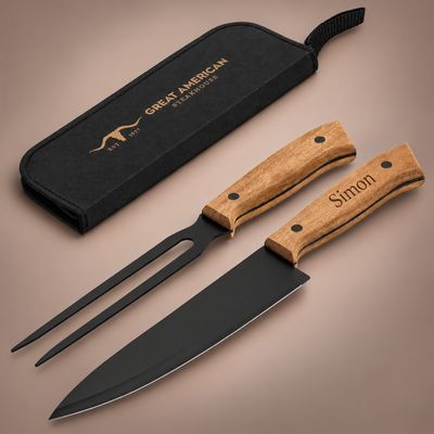 Basic Butcher's Block Carving Set