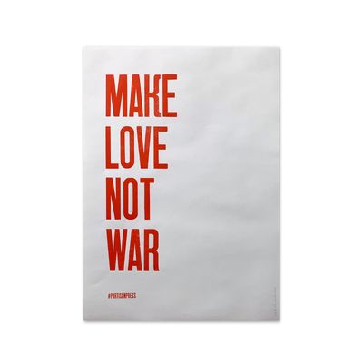 Poster &quot;Make Love Not War&quot;