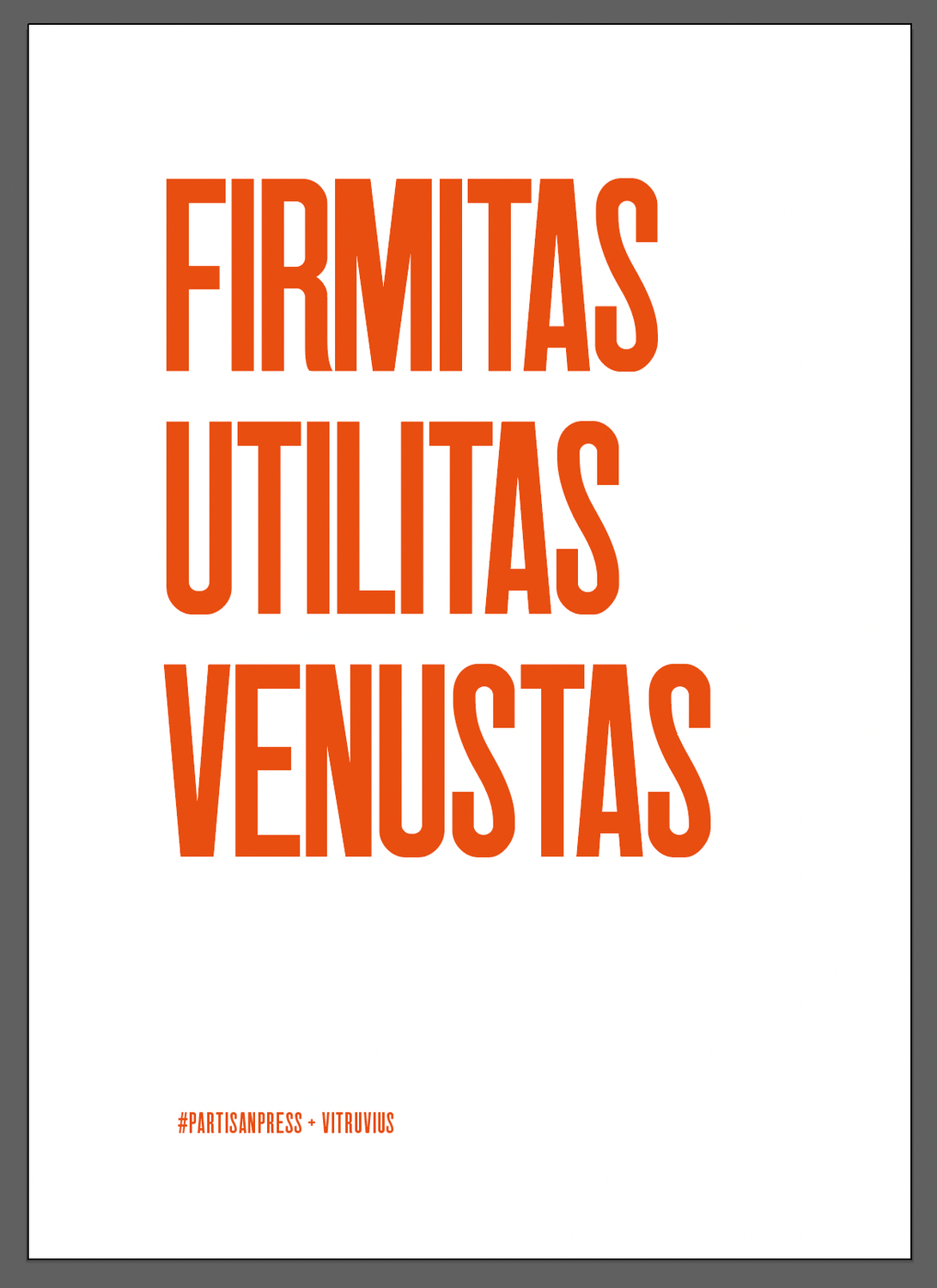 Firmitas utilitas venustas