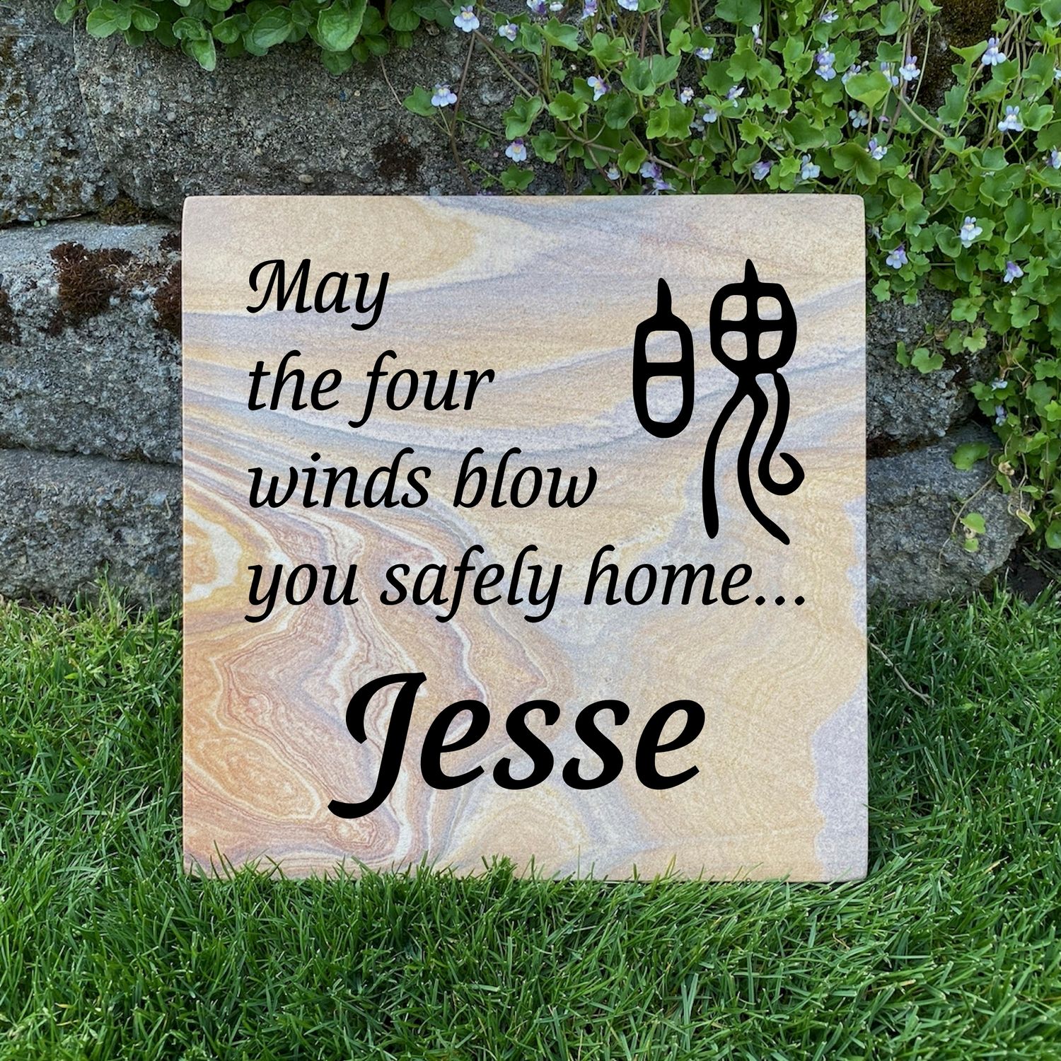 Sand Engraved Rocks Garden Memorial Rocks | Natural Stone Memorials | ESE - Shop ...