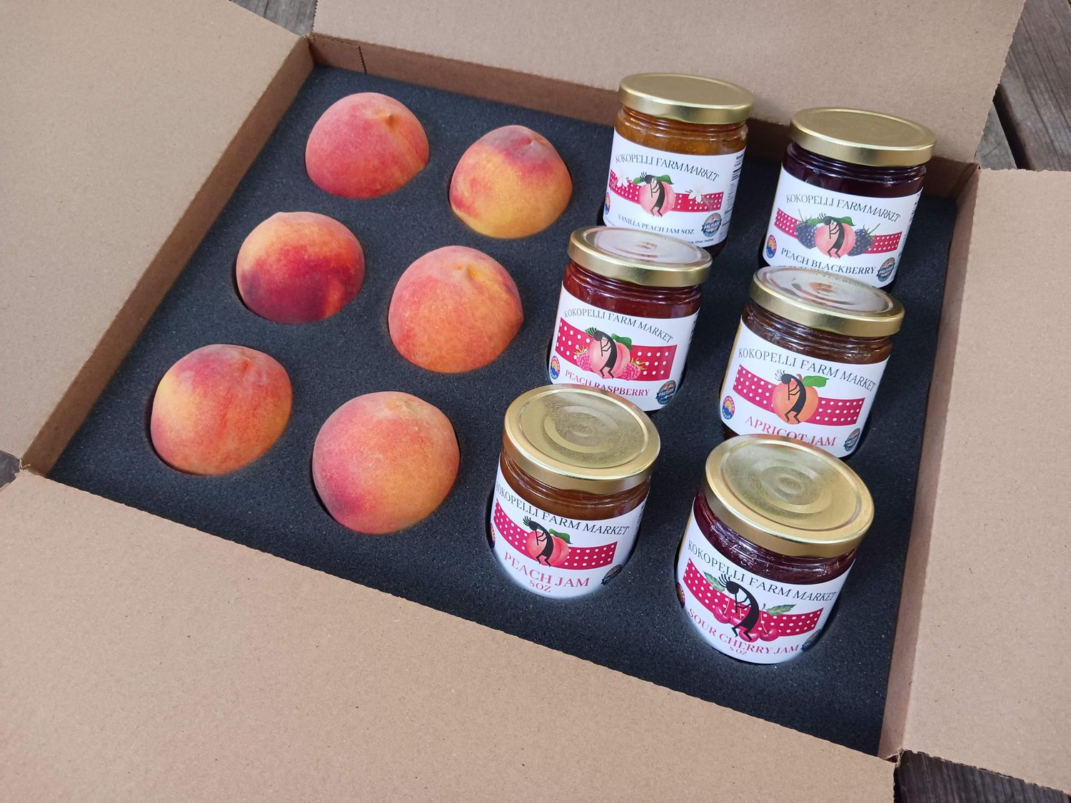 Colorado Palisade Peach and Jam Box