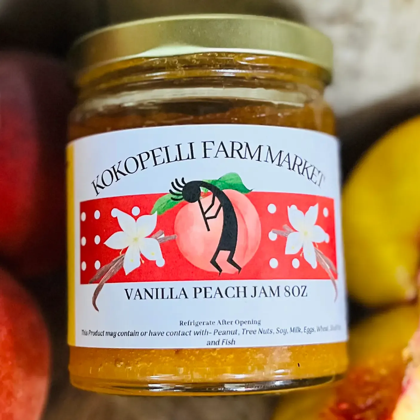 Colorado Palisade Peach Vanilla Jam