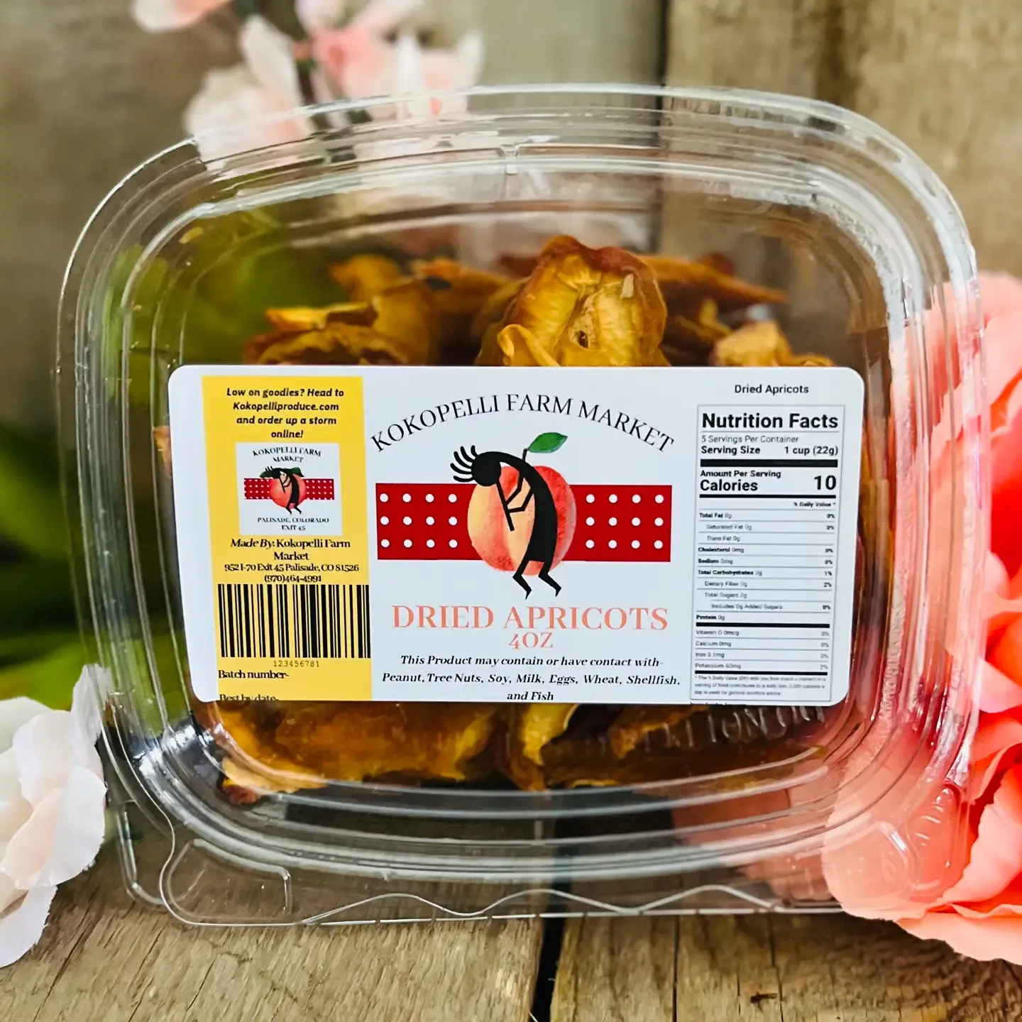 Colorado Palisade Apricots Dried