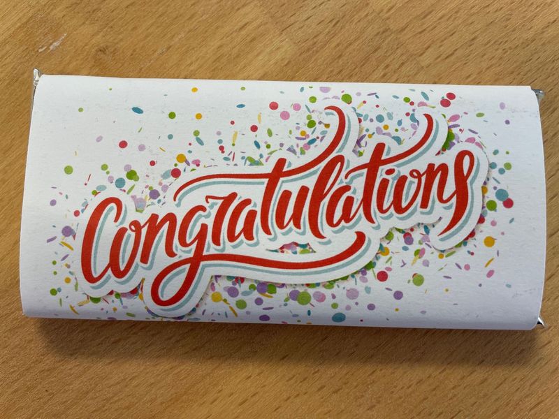 Congratulations Colour Splash