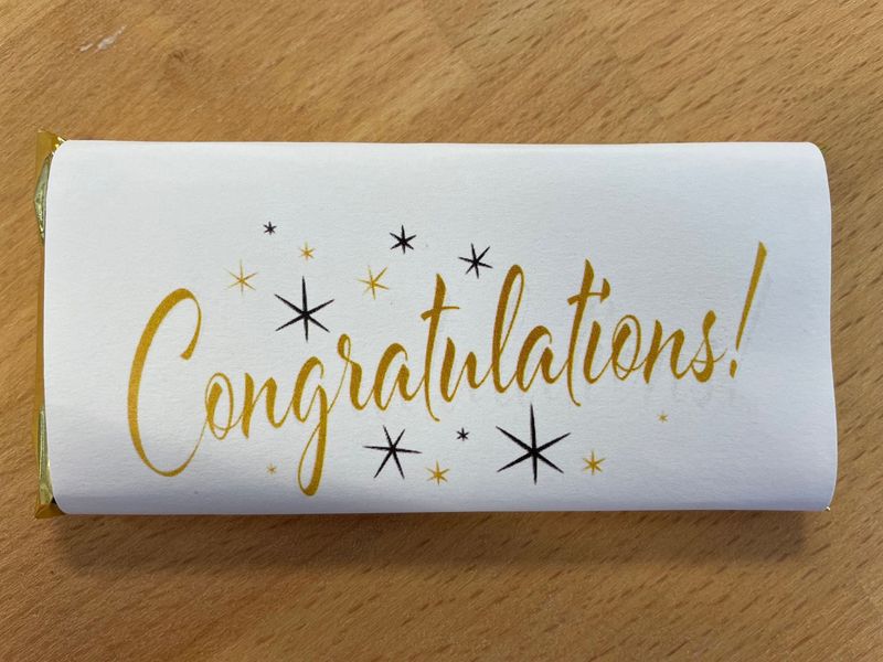 Congratulations Script