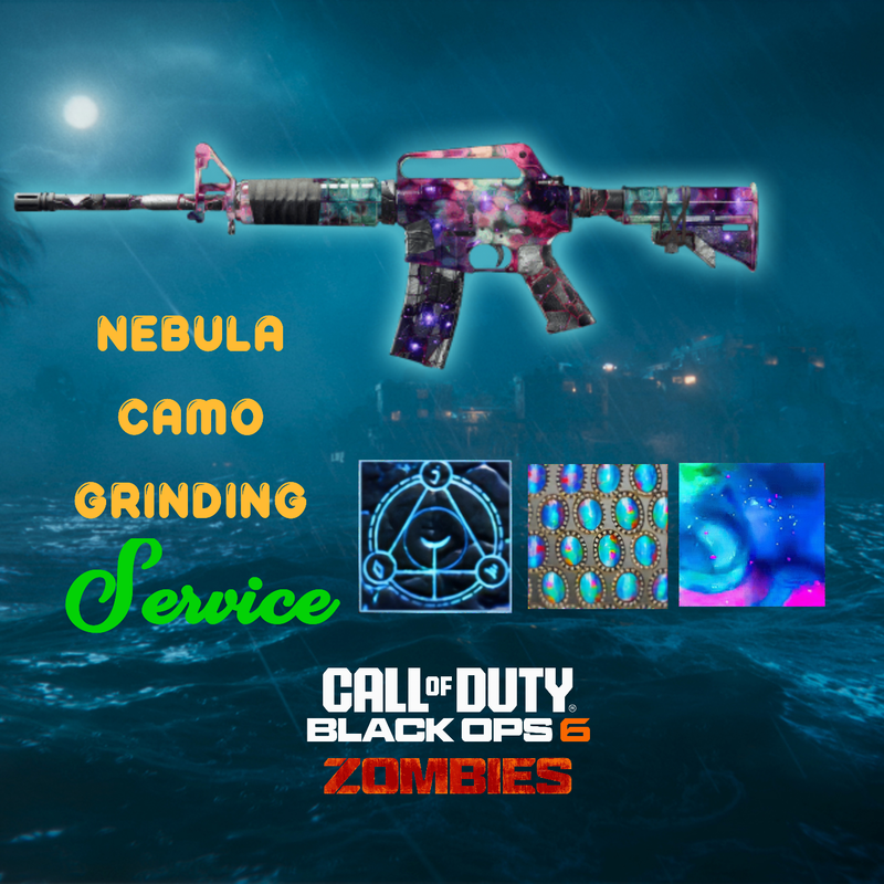 COD: BO6 Zombies In Game Nebula Mastery Camo Grinding Service