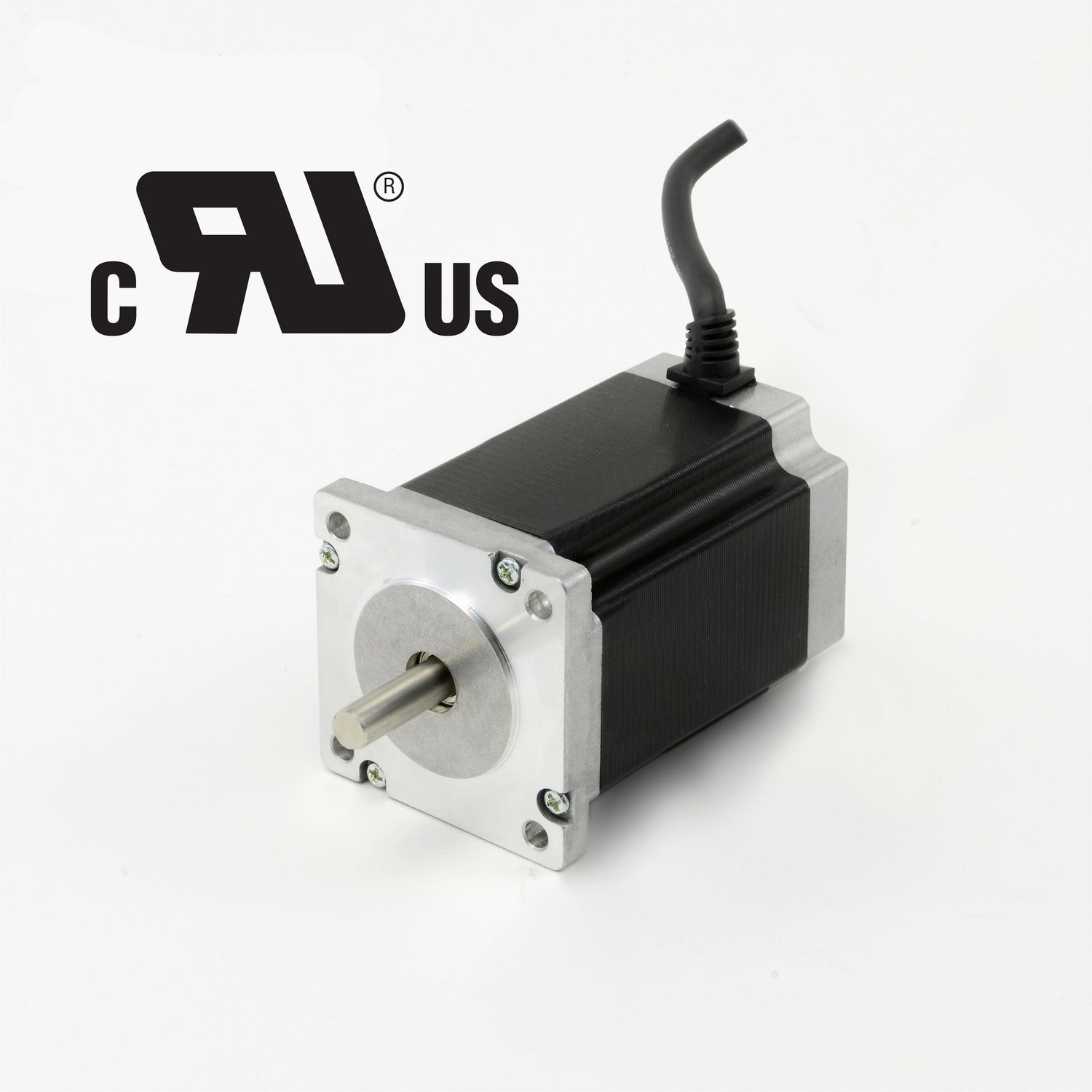 NEMA 24 stepper motor with UL certification and 300.0 Ncm holding torque