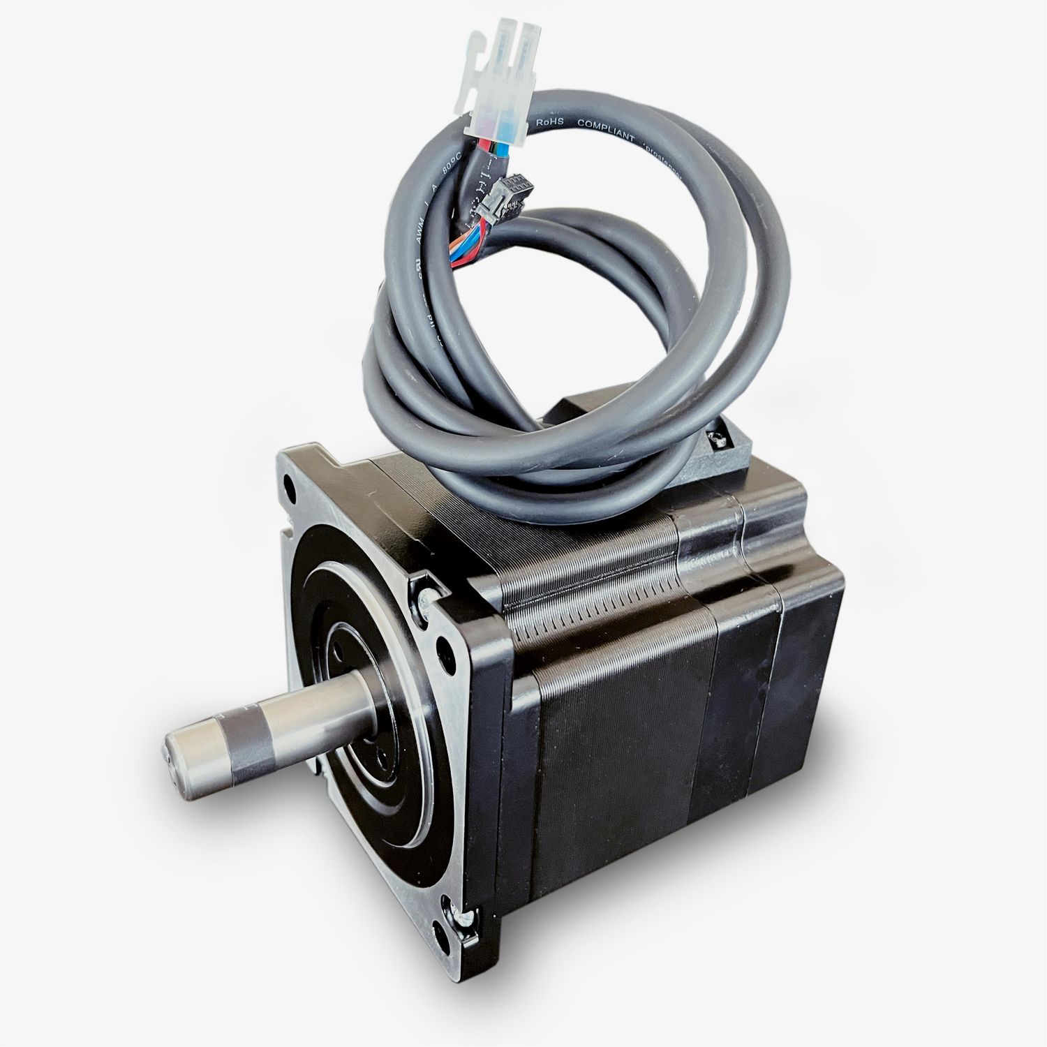 NEMA 34 stepper motor with incremental encoder and 420,0 Ncm holding torque
