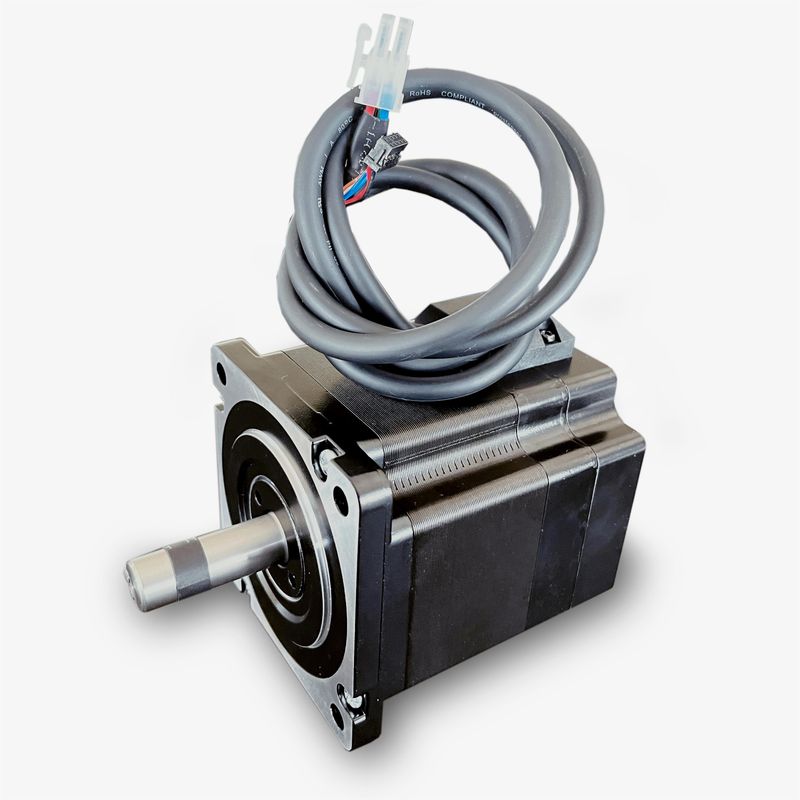 NEMA 34 stepper motor with incremental encoder and 420,0 Ncm holding torque