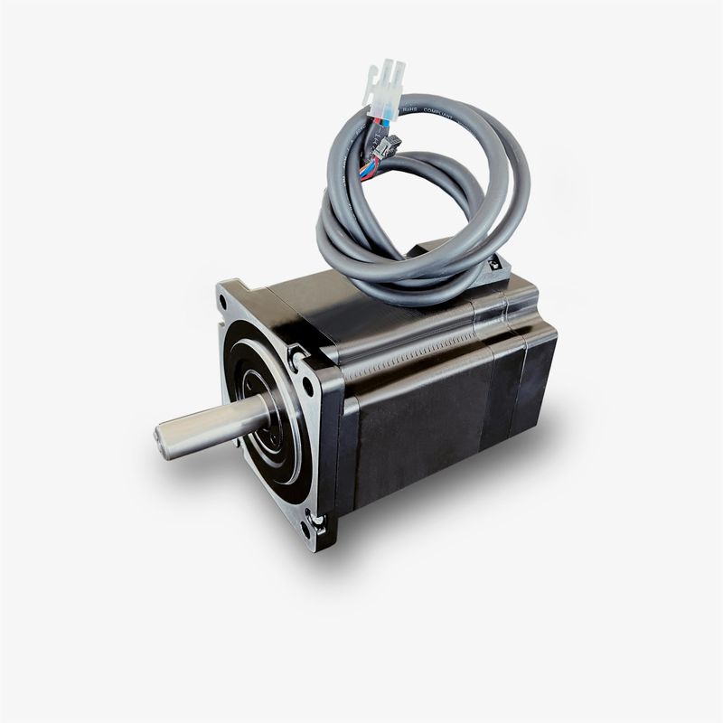 NEMA 34 stepper motor with incremental encoder and 700.0 Ncm holding torque