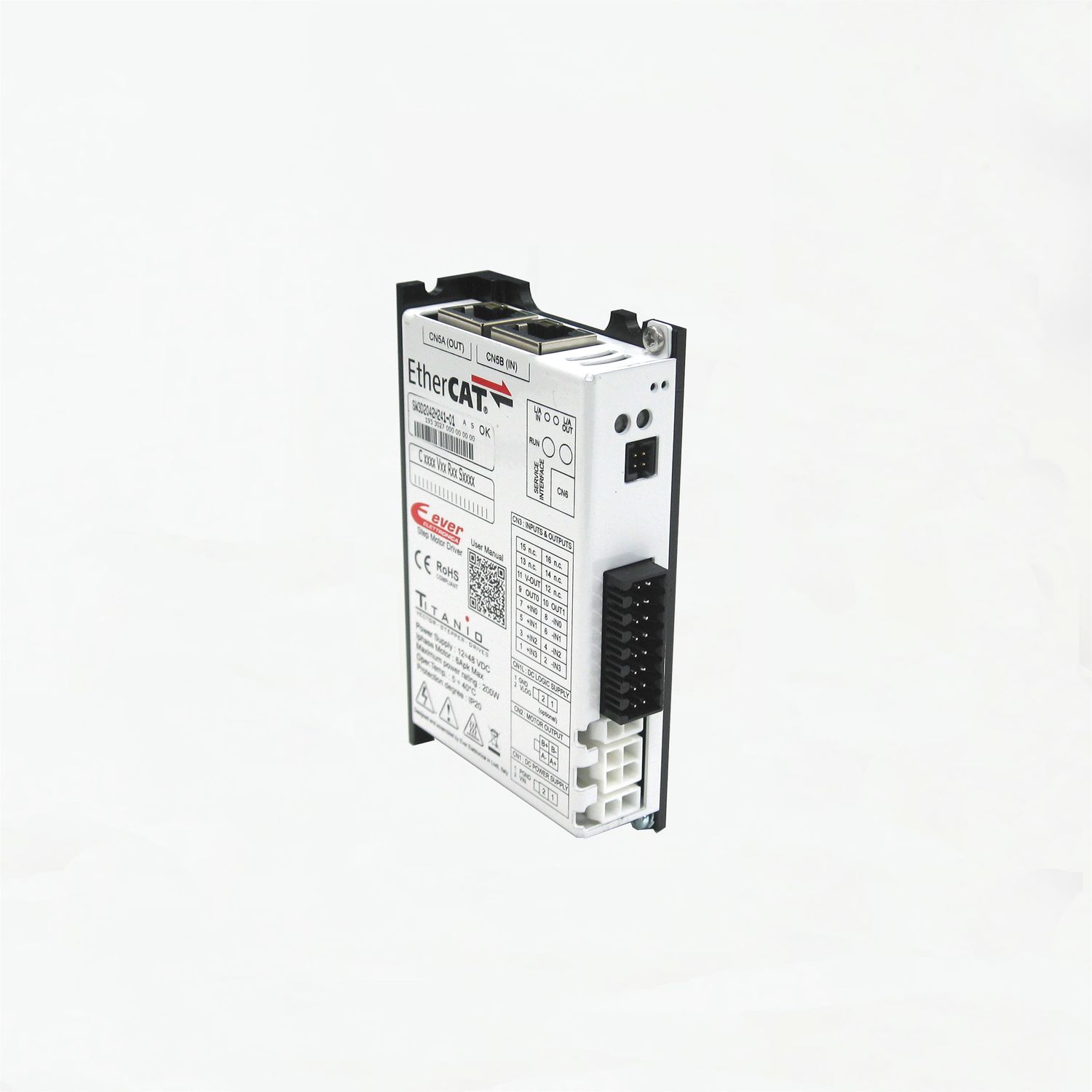 EtherCAT stepper motor drives in open loop up to a 48 Vdc - 6.0 Apeak