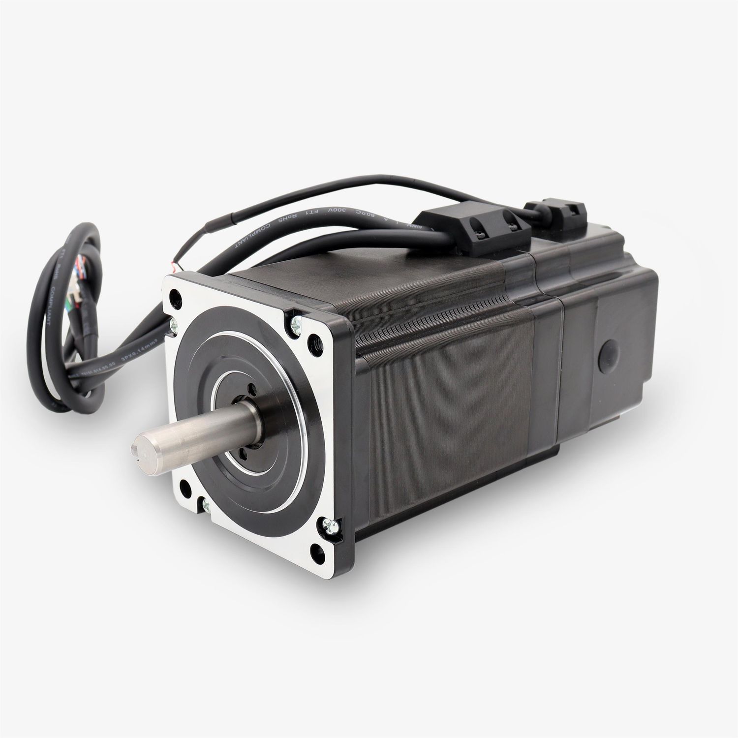 NEMA 34 stepper motor with incremental encoder, brake and 820.0 Ncm holding torque