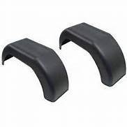 8 Inch Black Plastic Mudgaurds