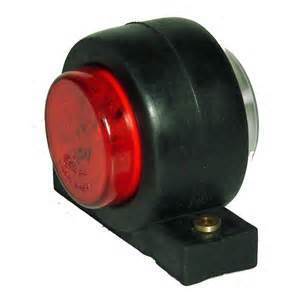 10-30 Volt LED Red / White Side Marker Light