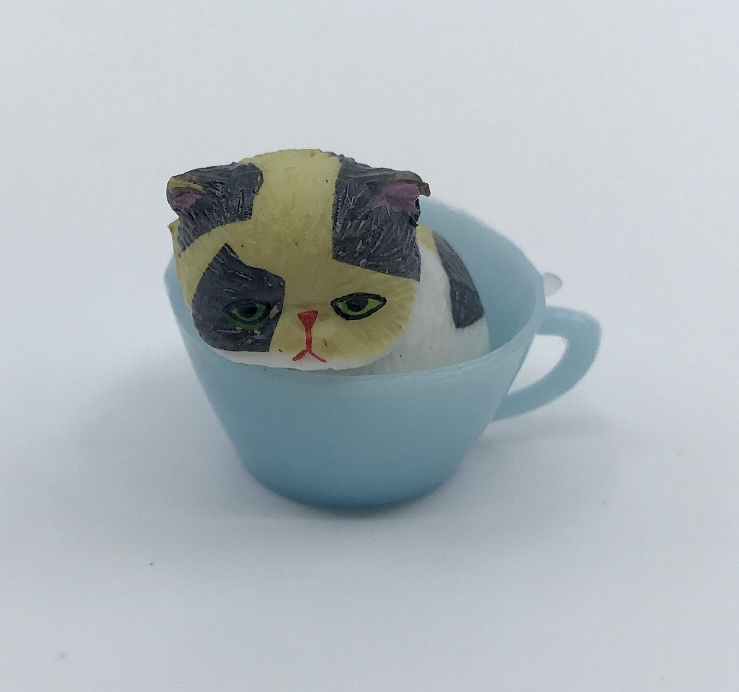 Cup of Cat Miniature, Colour: Blue
