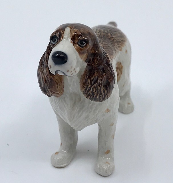 Springer Spaniel Miniature Porcelain Dog