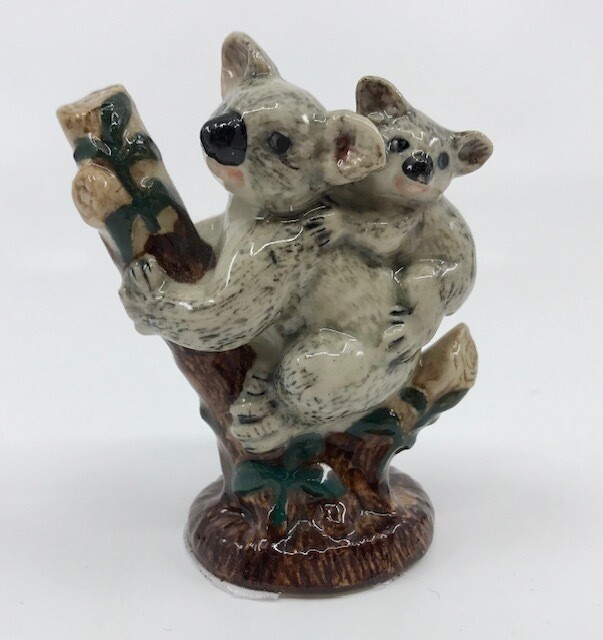 Koala and Baby Miniature Porcelain