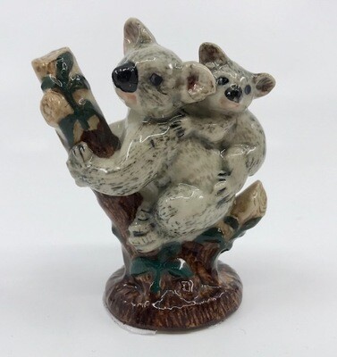 Koala and Baby Miniature Porcelain
