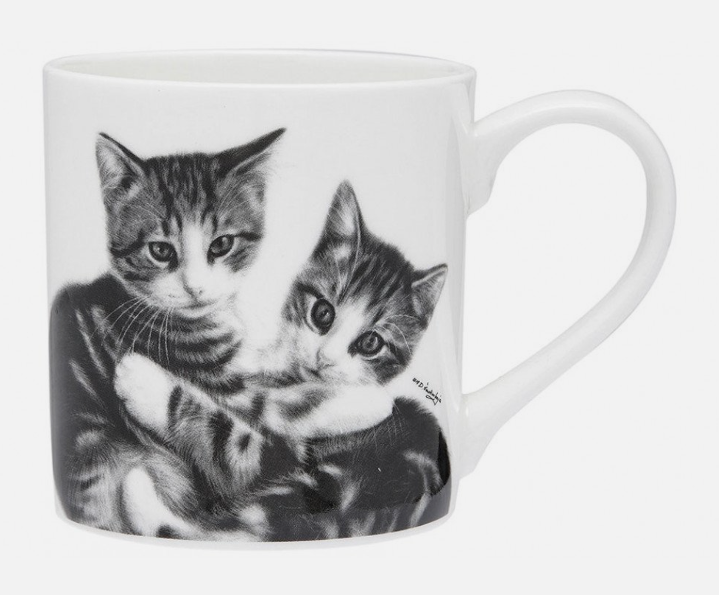 Cuddling Kittens Cat mug by Ashdene