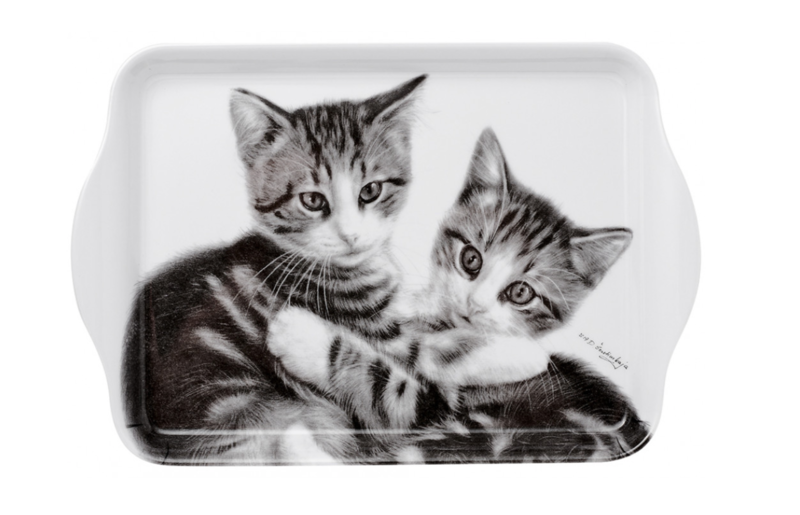 Cuddling Kittens Scatter Tray by Ashdene