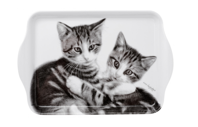 Cuddling Kittens Scatter Tray by Ashdene