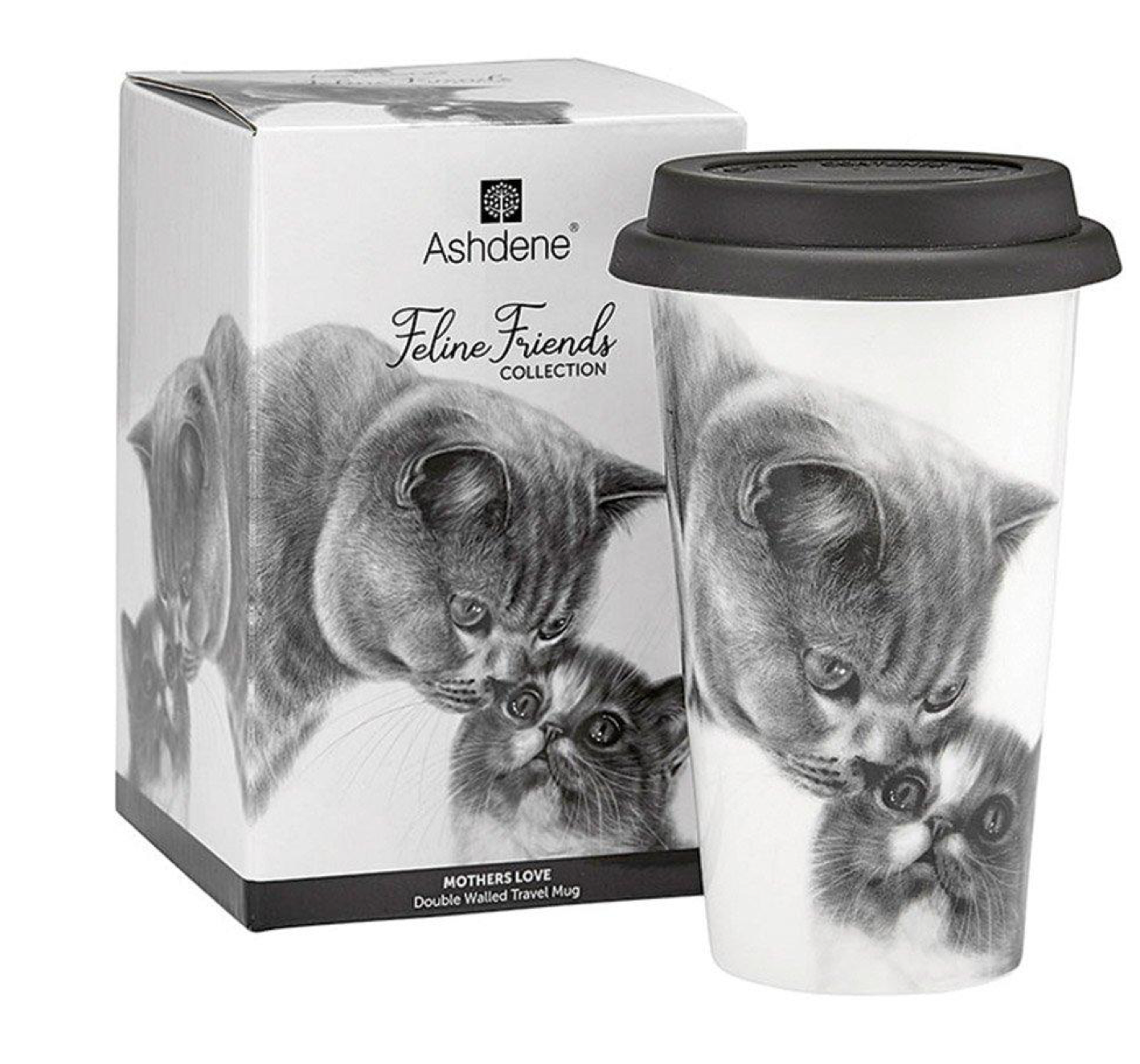 Mother's Love Cat Travel Mug by Ashdene