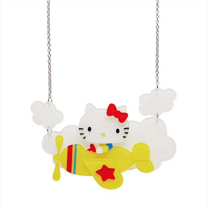 Take To The Sky Hello Kitty Necklace by Erstwilder Take To The Sky Hello Kitty Necklace by Erstwilder