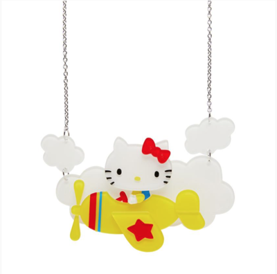 Take To The Sky Hello Kitty Necklace by Erstwilder