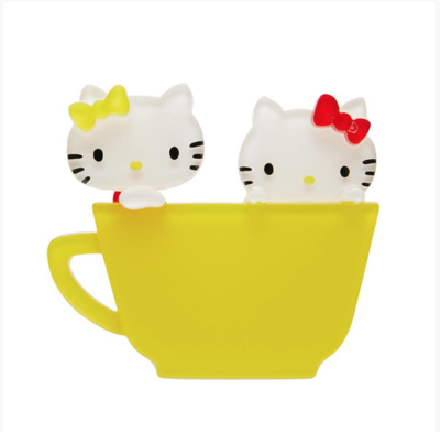 Hello Kitty & Mimi Brooch by Erstwilder