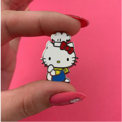 Hello Kitty  Chef Enamel Pin by Erstwilder