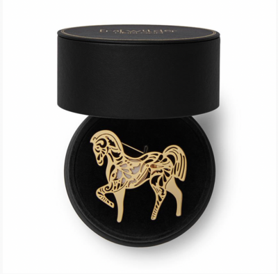 Friesian Fancy Perfume Brooch by Erstwilder (152)