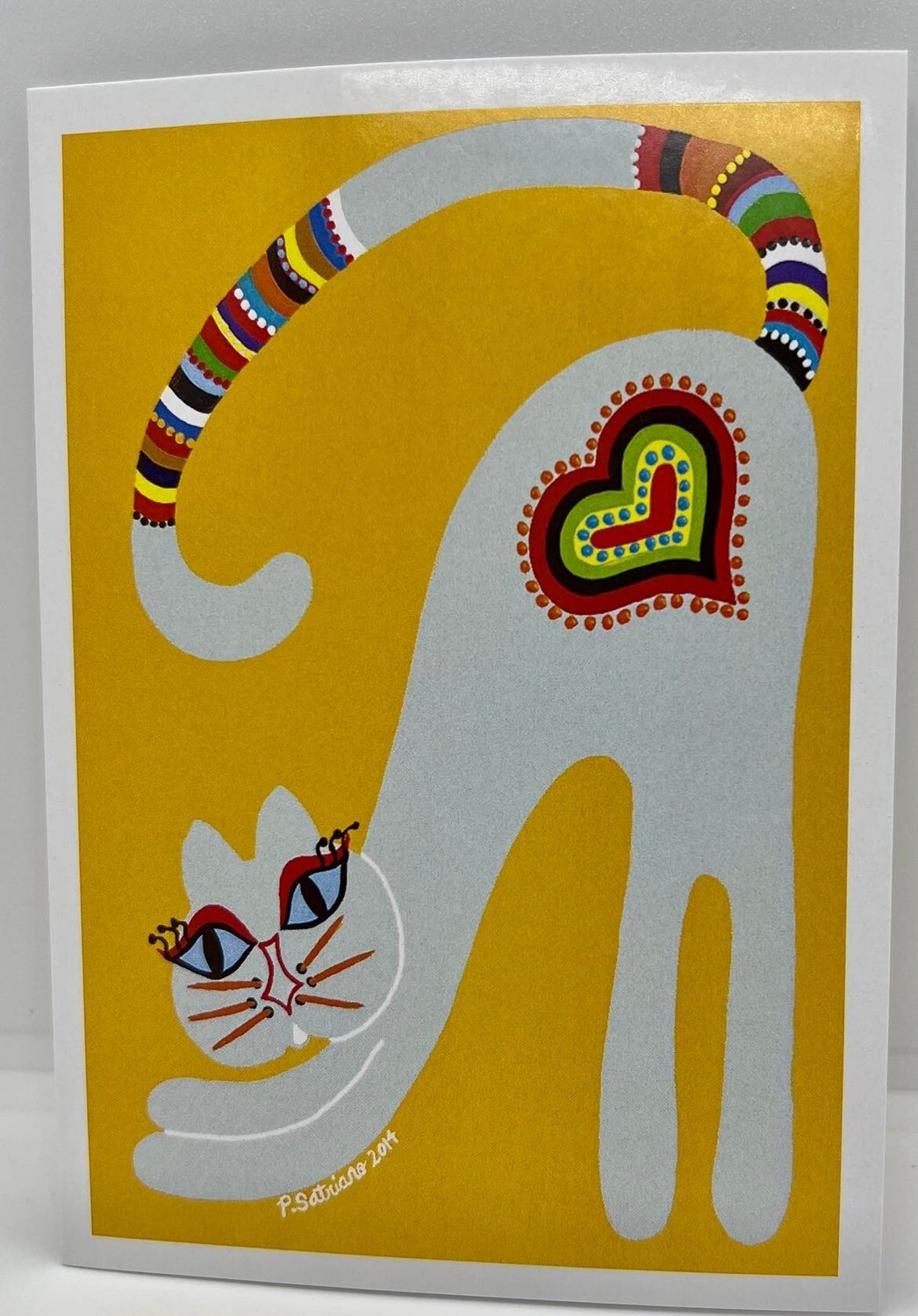 Kitty In Love Greeting Card