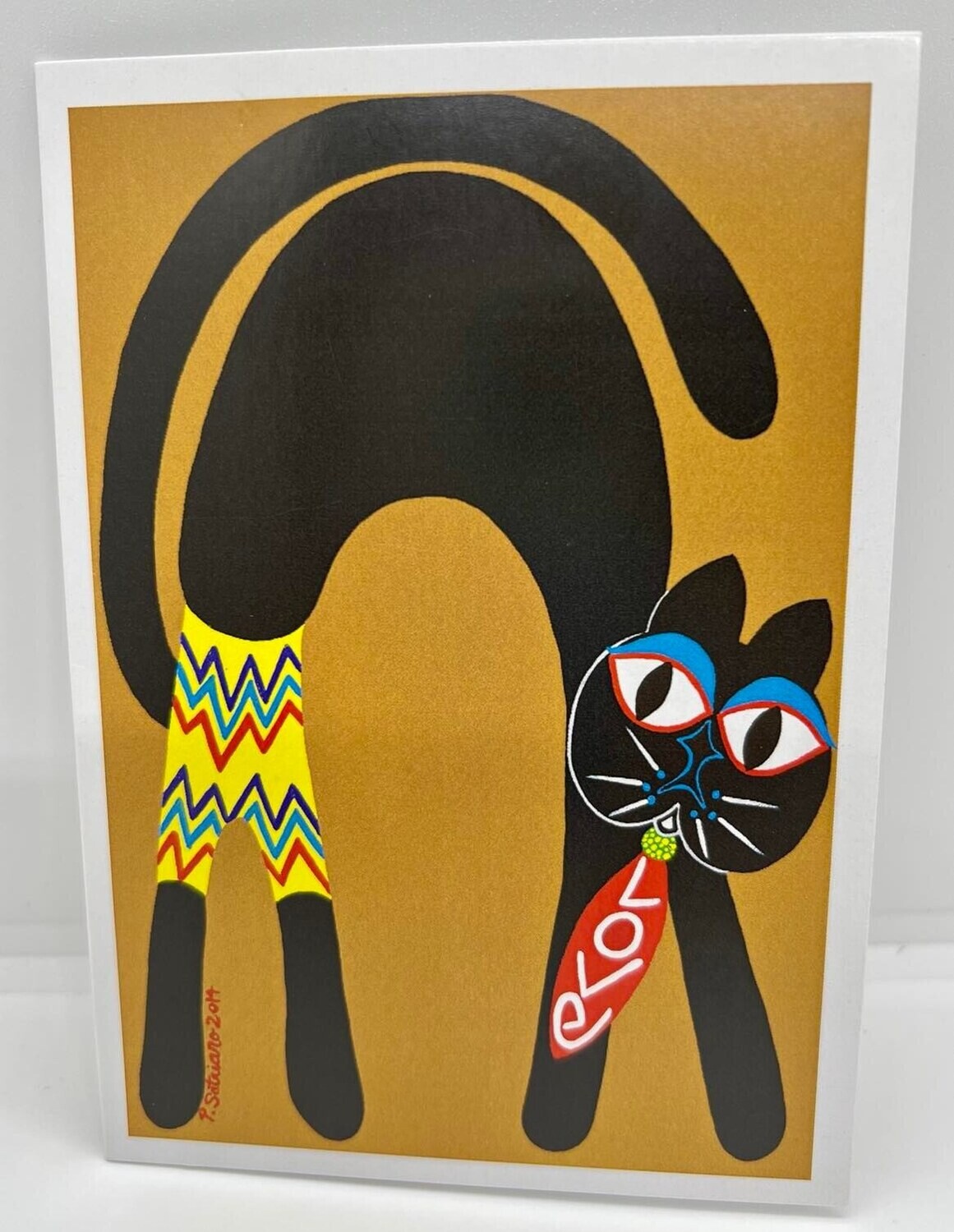 Archie the Cat Greeting Card