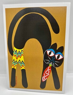 Archie the Cat Greeting Card