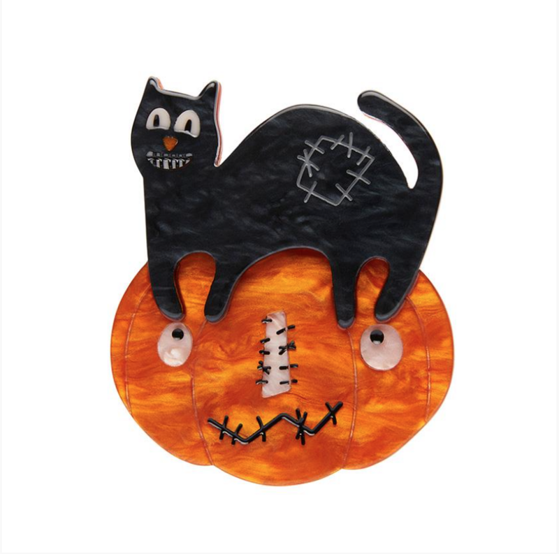 Jack &The Cat Brooch  by Erstwilder