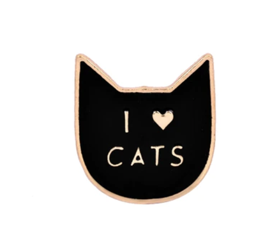 I Love Cats enamel pin