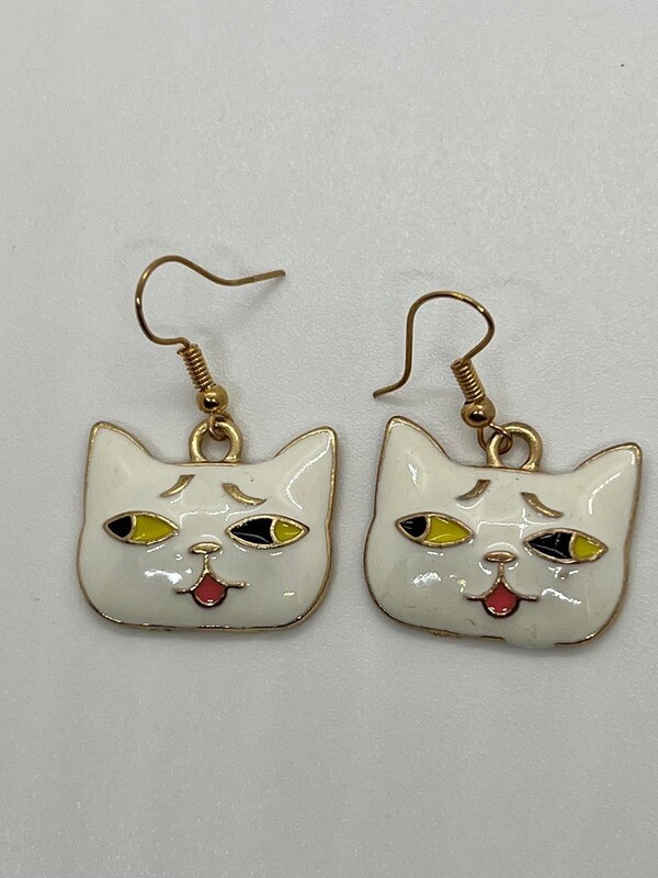 Blep Cat Earrings