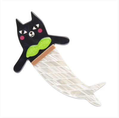 Catmaid Cat Brooch by Erstwilder