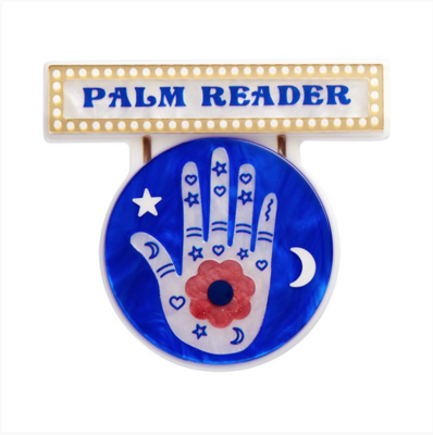 Hands-On Clairvoyance Brooch by Erstwilder