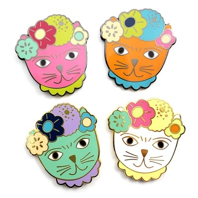 Frida Catlo Pin by Blossom & Cat