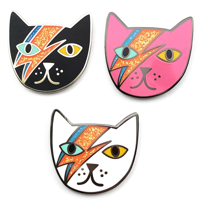 Blossom & Cat "Mr Meowy" Enamel Pin