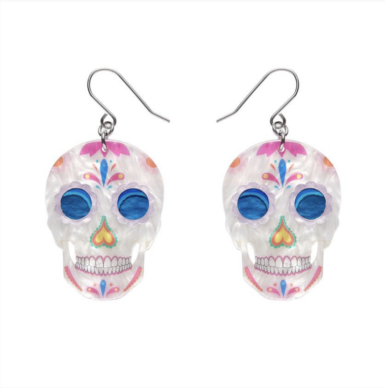 Dia De Los Muertos Drop Earrings by Erstwilder