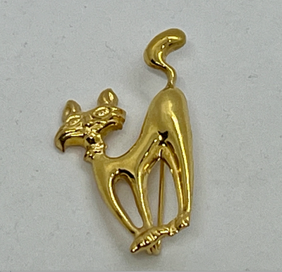 Whimsical Cat Brooch