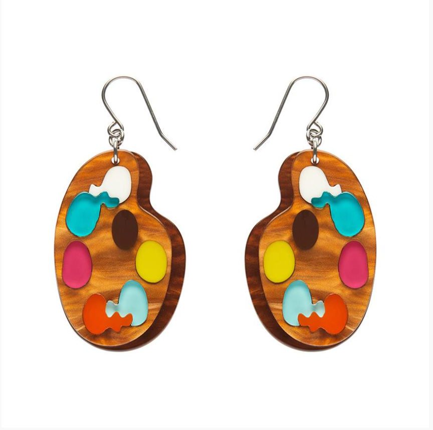 In Living Colour drop earrings by Erstwilder