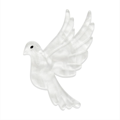 Christmas Dove Mini Broach by Erstwilder